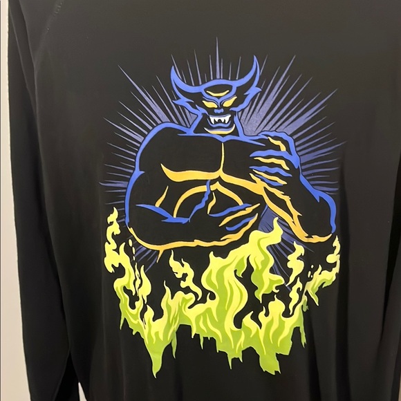 Disney Black Crewneck Sweater with Graphic Design - Picture 2 of 4